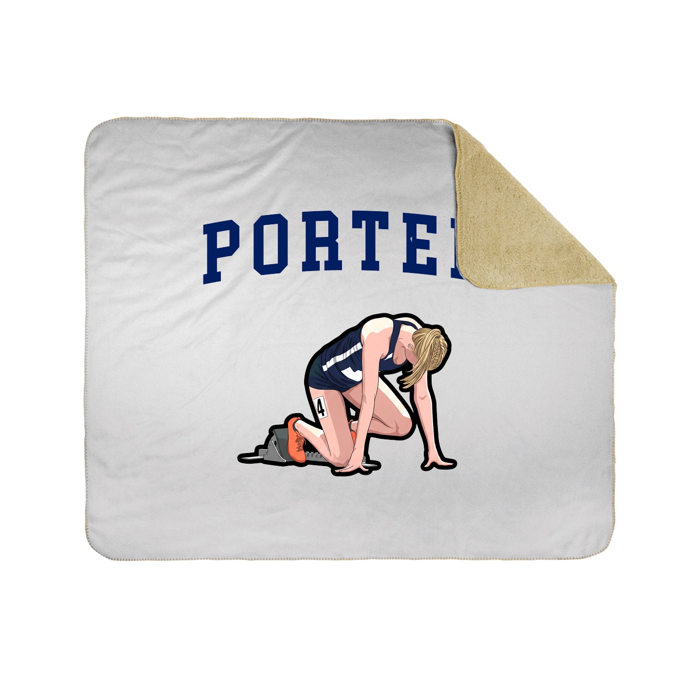 Throw Blanket — Shirsey in White