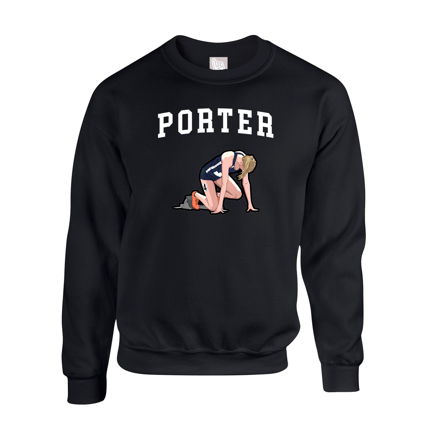 Fleece Crew — Shirsey in Black