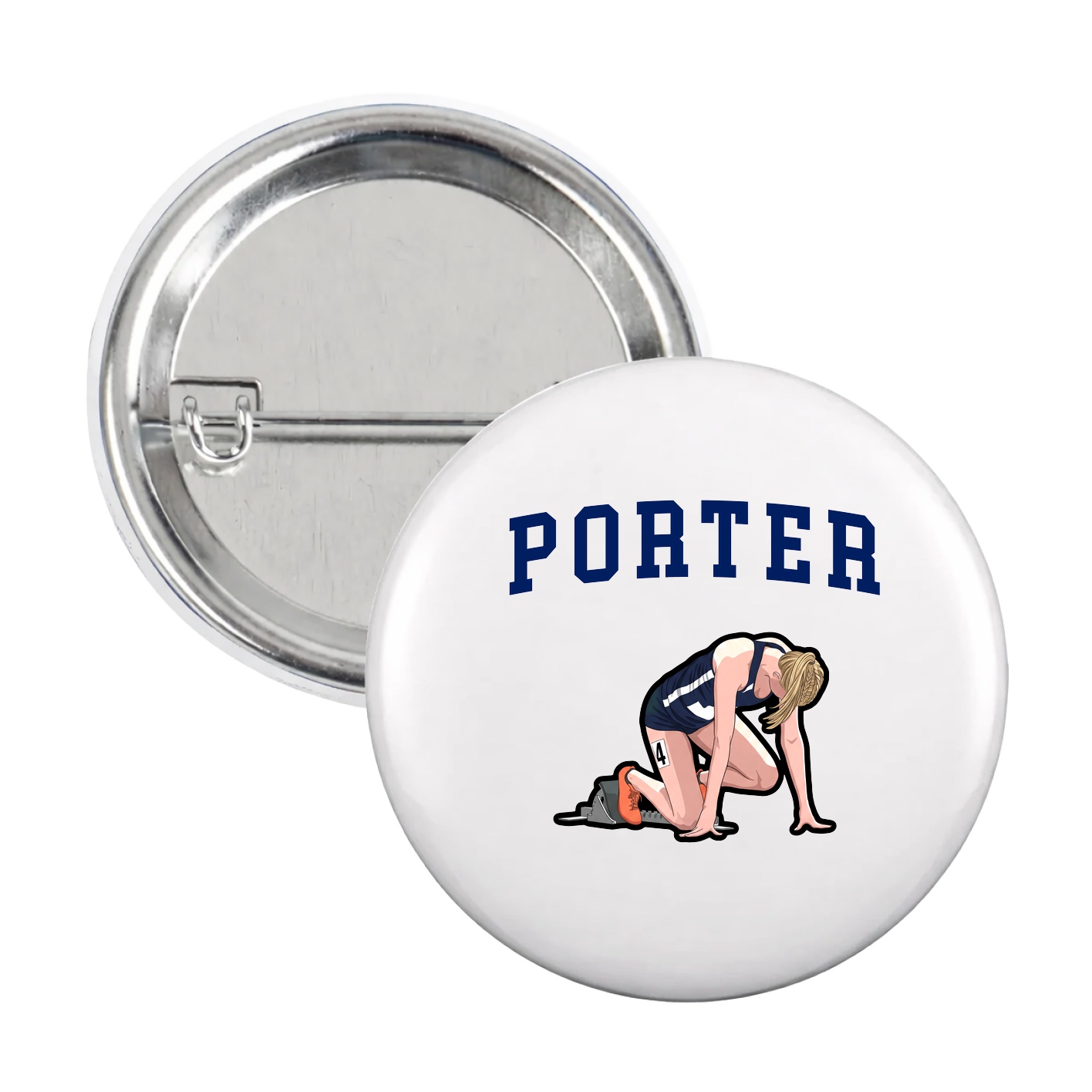 Game Day Button — Shirsey in White
