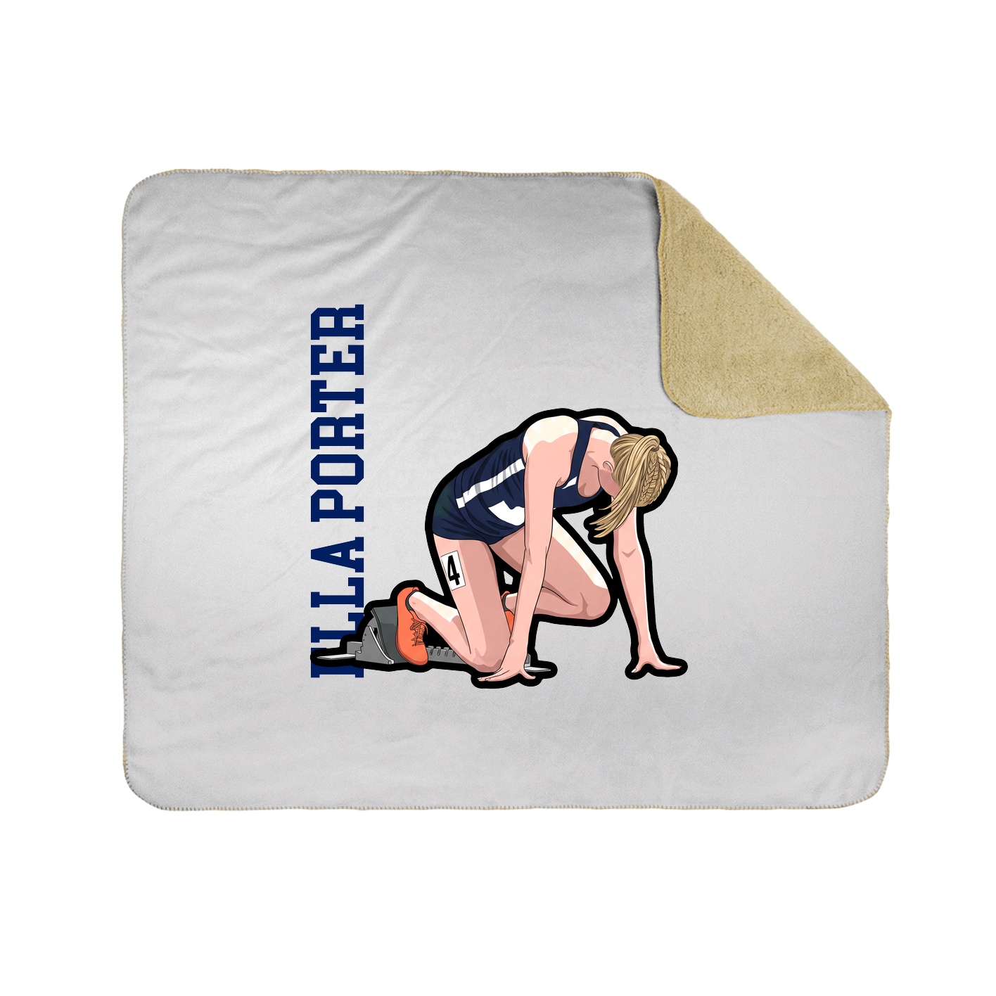 50x60 Sherpa Lined Throw Blanket
