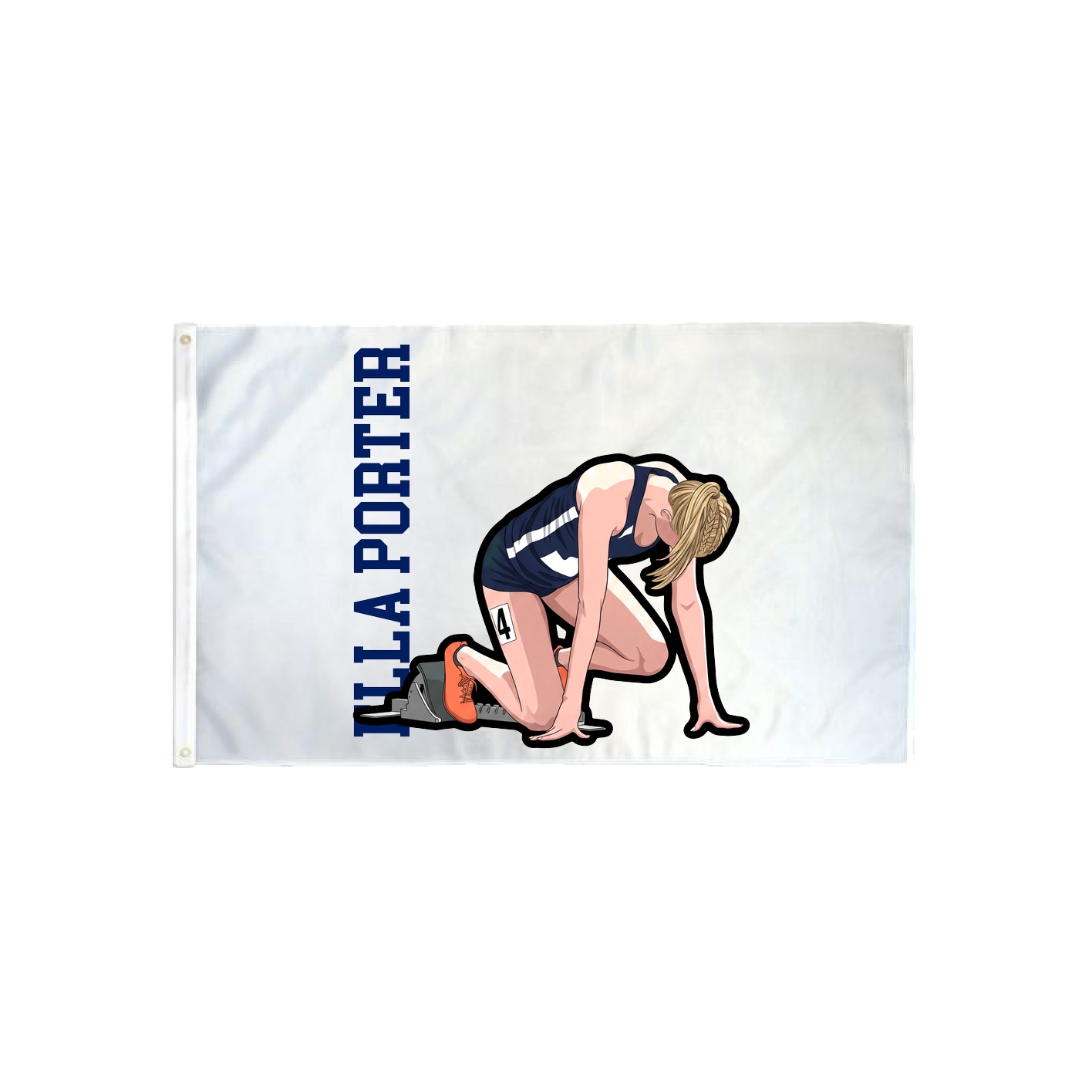 3x5 Flag — Name Vertical in Classic