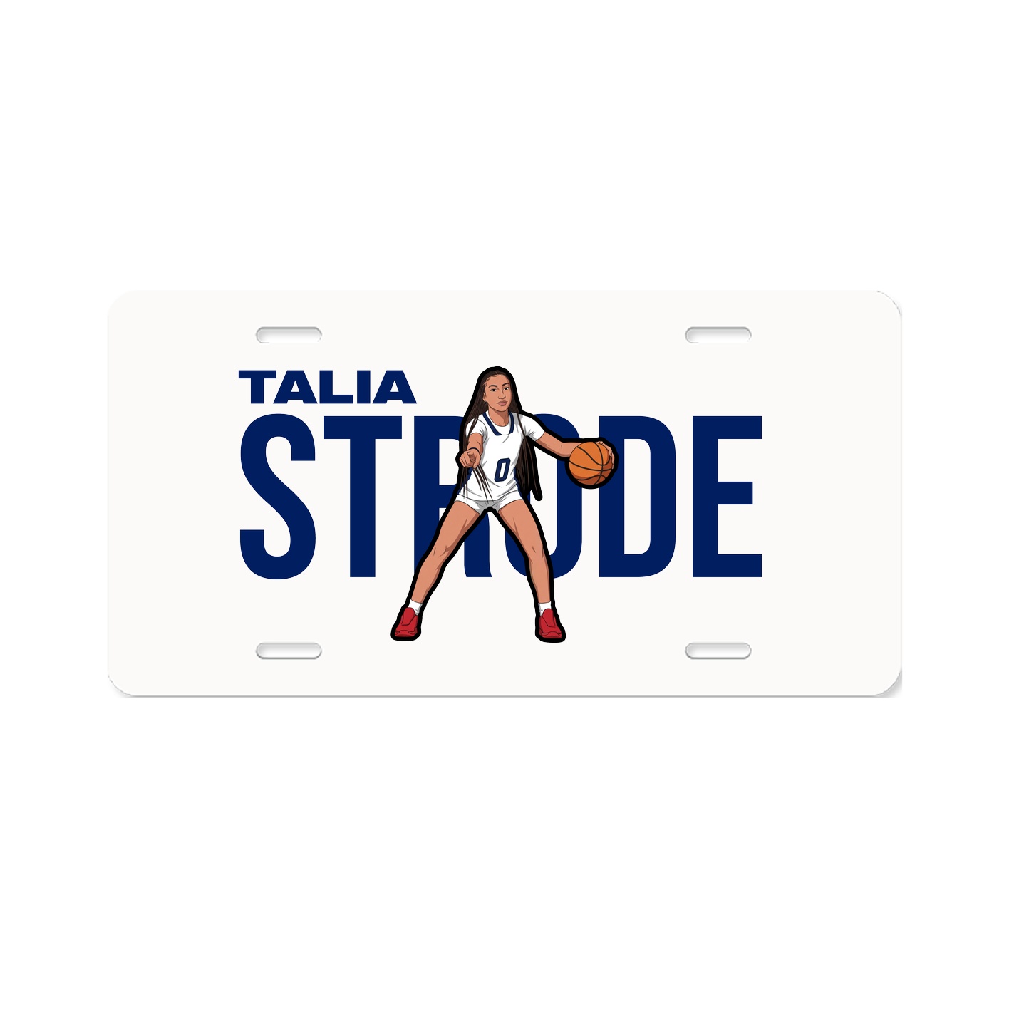 License Plate — Player Name in Classic