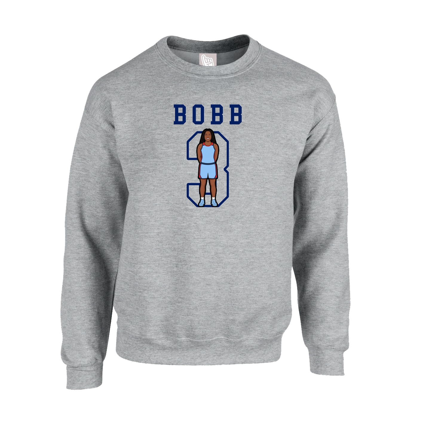 Fleece Crew — Shirsey in Grey
