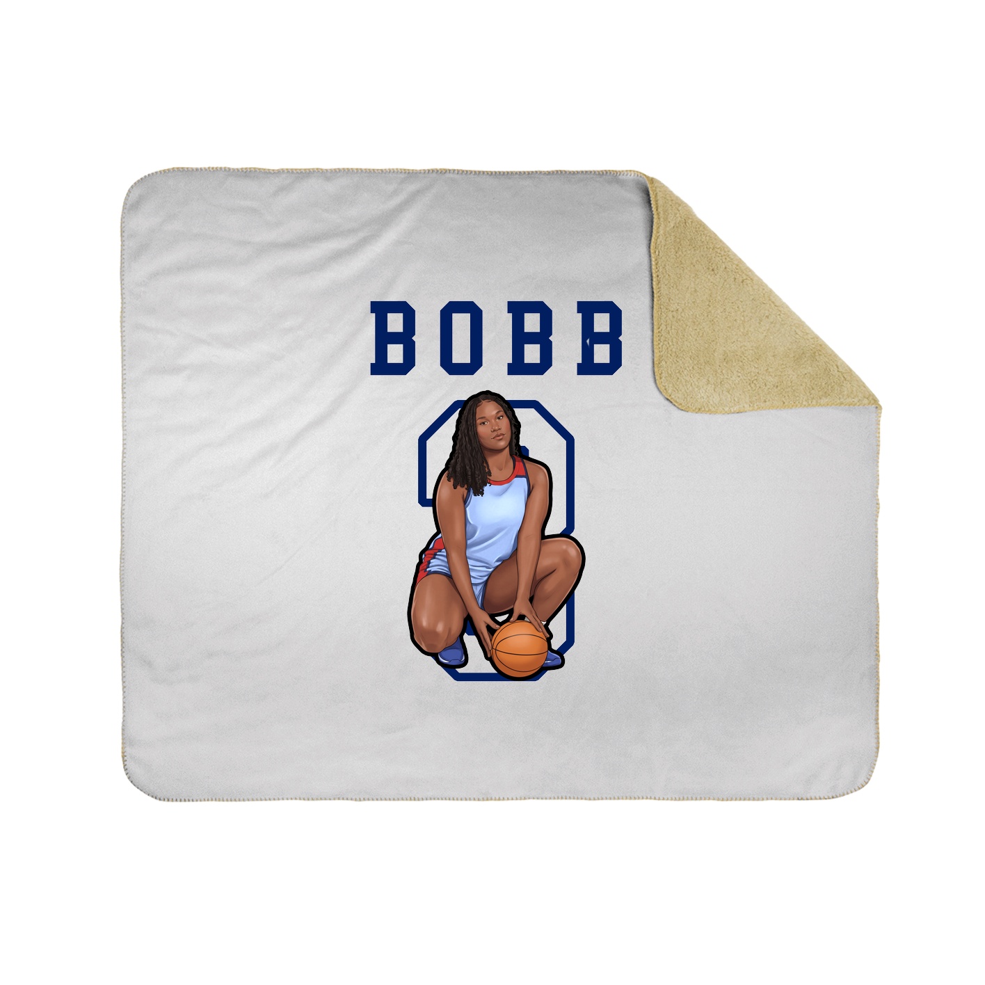 Throw Blanket — Shirsey in White
