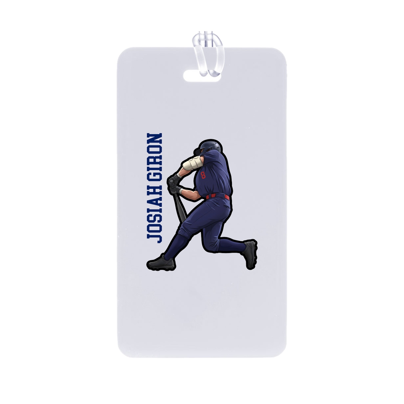 Bag Tag — Name Vertical in Classic