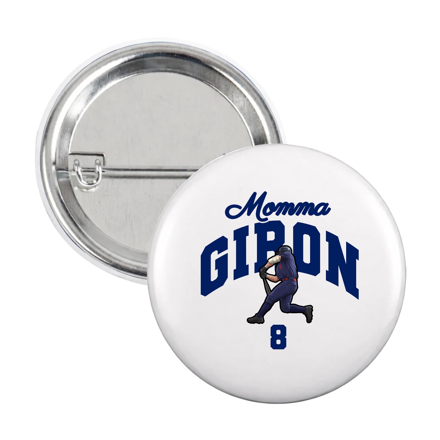 Game Day Button — Mothers Day Arch in White