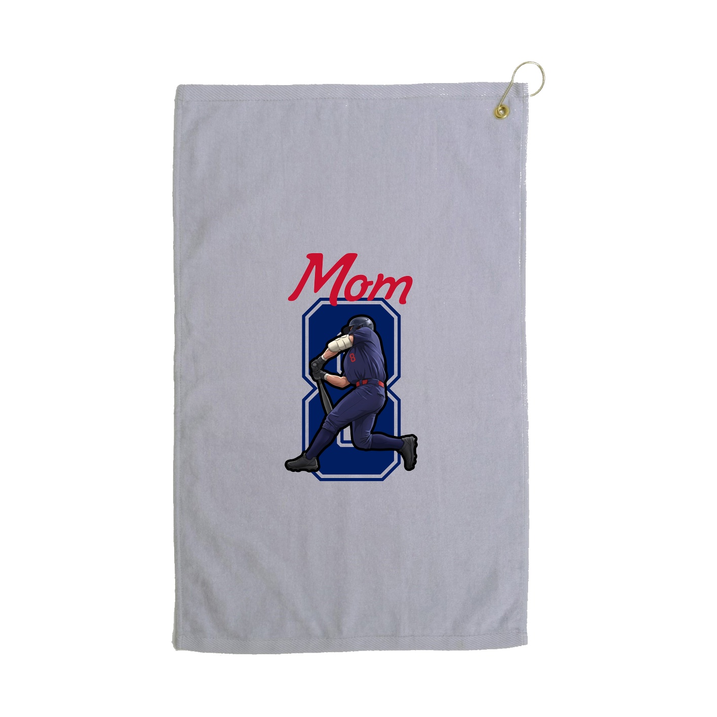 Golf Towel — Mothers Day Shirsey in Grey