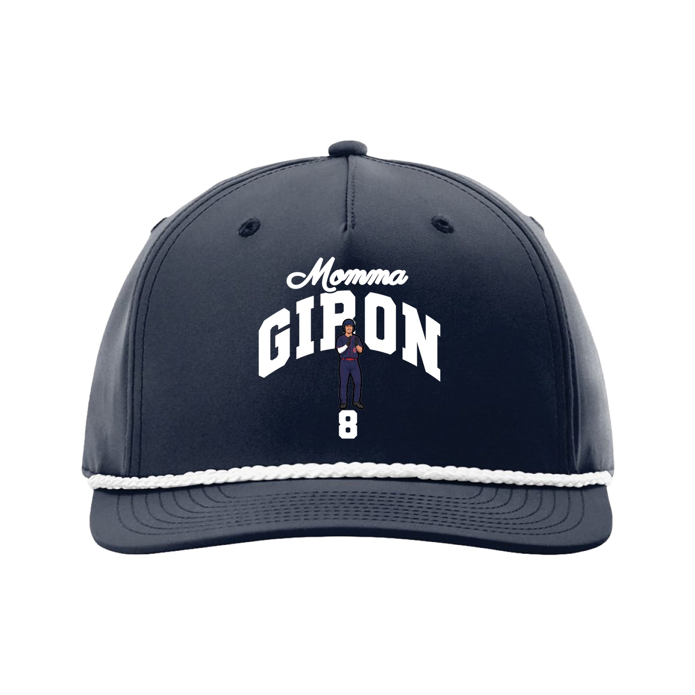 Five-Panel Classic Rope Cap — Mothers Day Arch in Navy