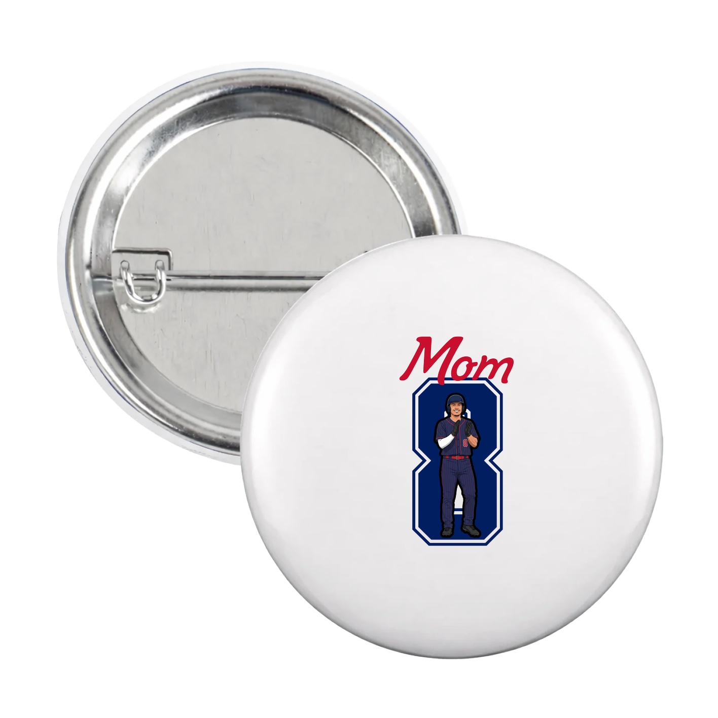 Game Day Button — Mothers Day Shirsey in White
