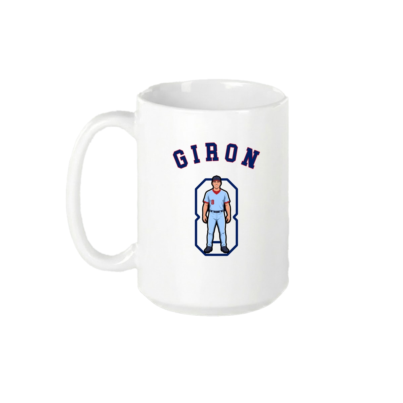 15oz Coffee Mug — Shirsey Arch in White