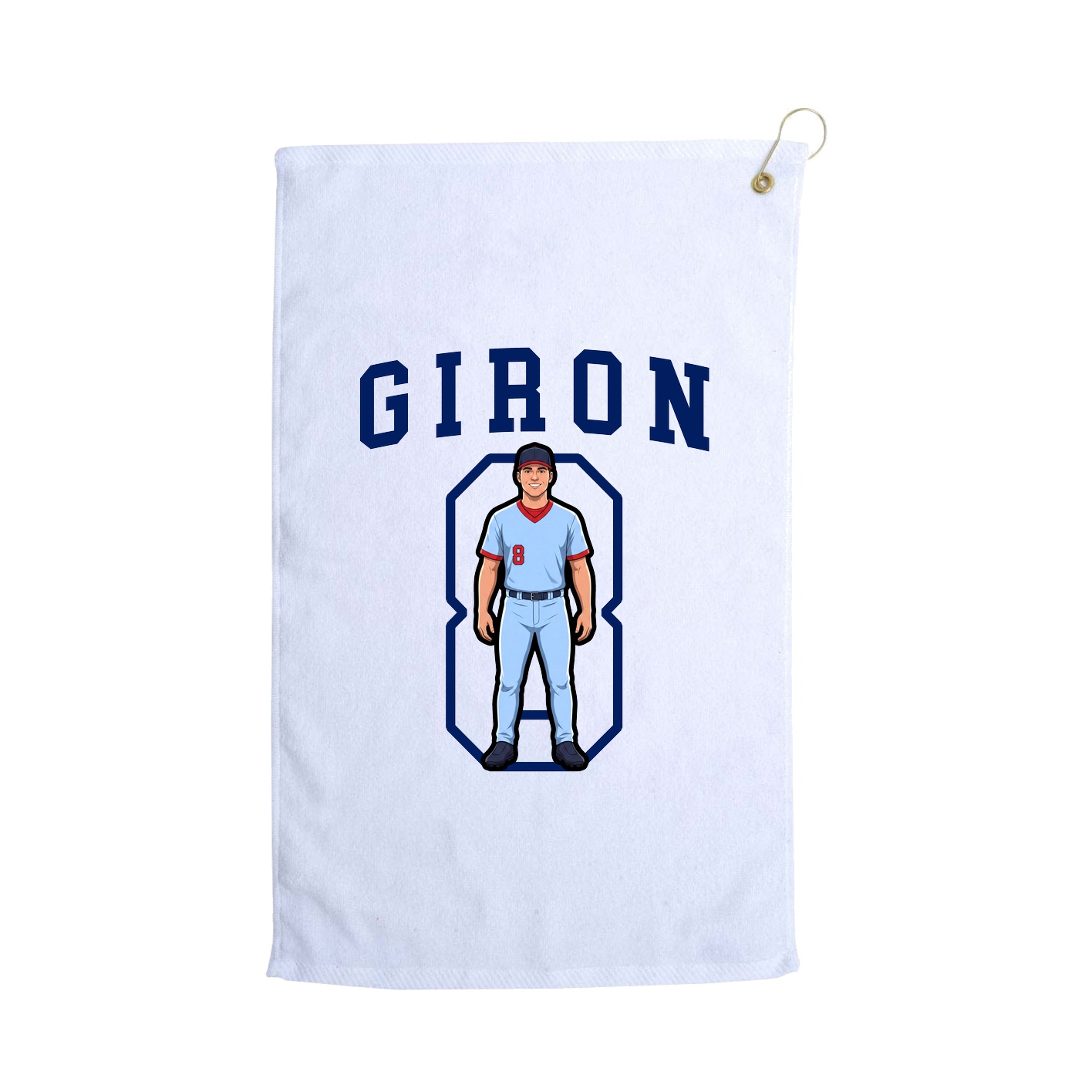 Golf Towel — Shirsey in White