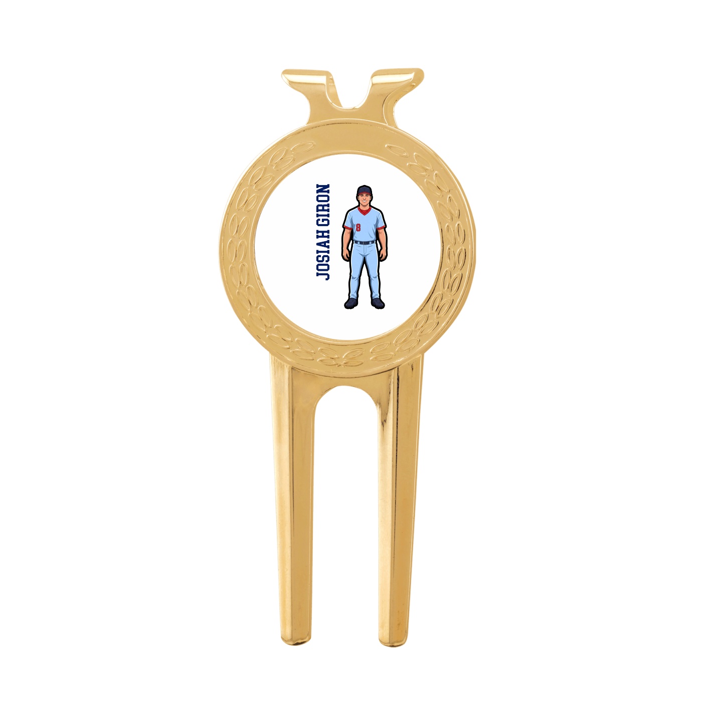 Divot Tool with Ball Marker — Name Vertical in Classic