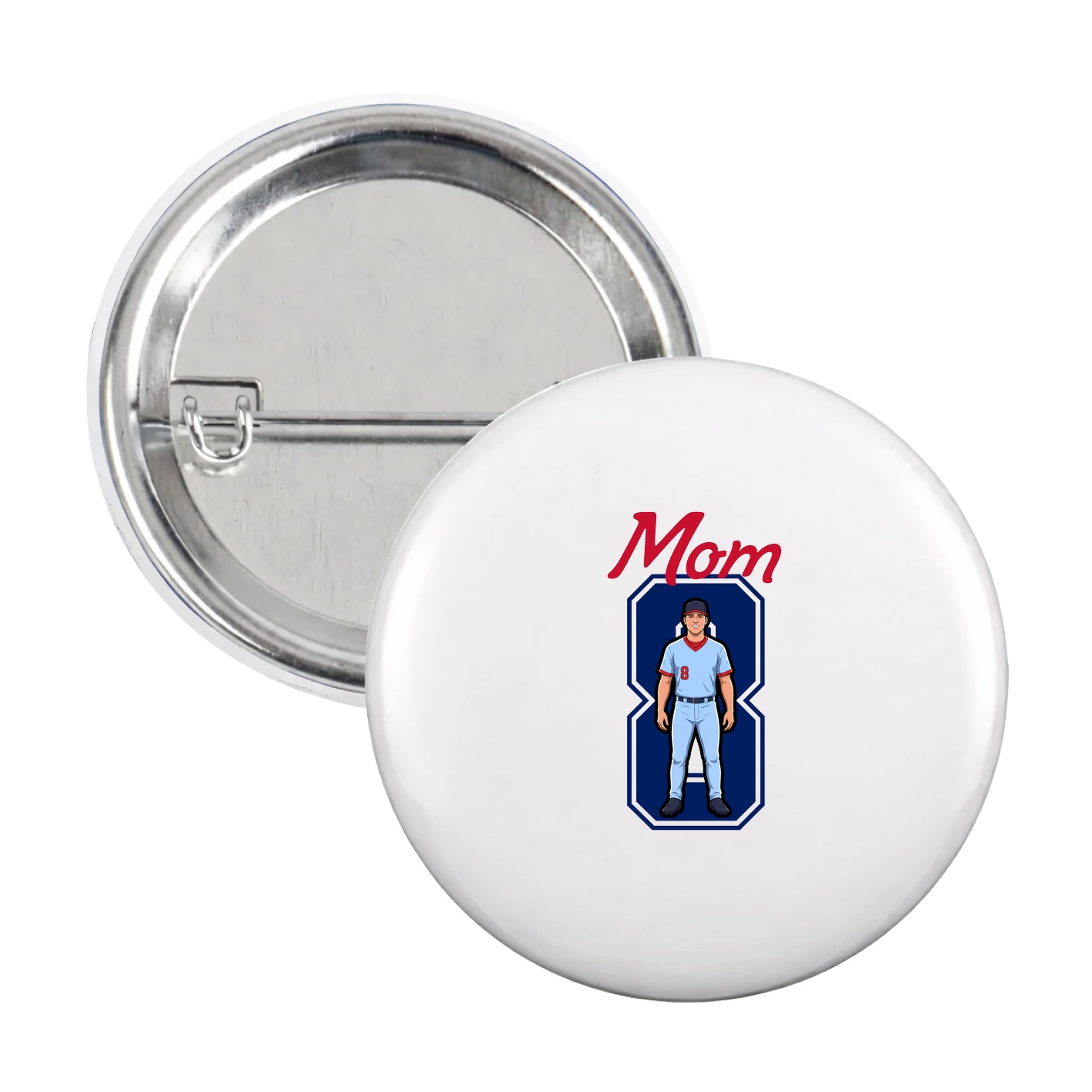 Game Day Button — Mothers Day Shirsey in White