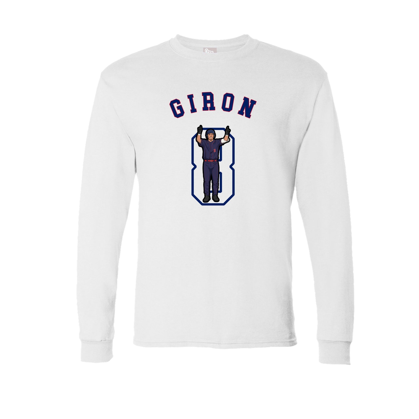 Long Sleeve Tee — Shirsey Arch in White