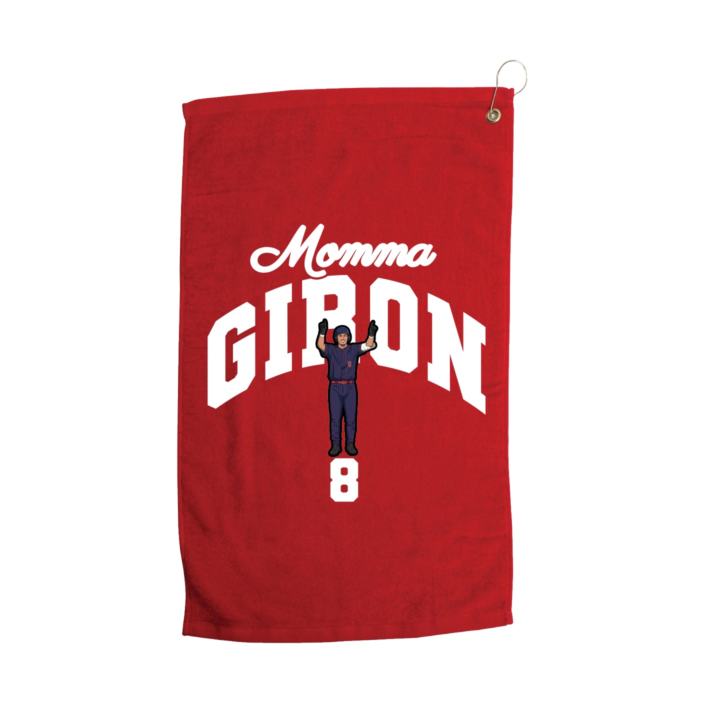 Golf Towel — Mothers Day Arch in Red