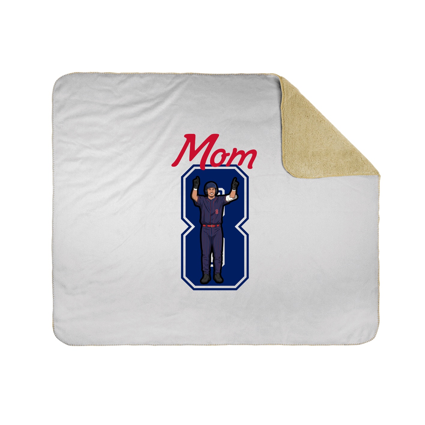 Throw Blanket — Mothers Day Shirsey in White