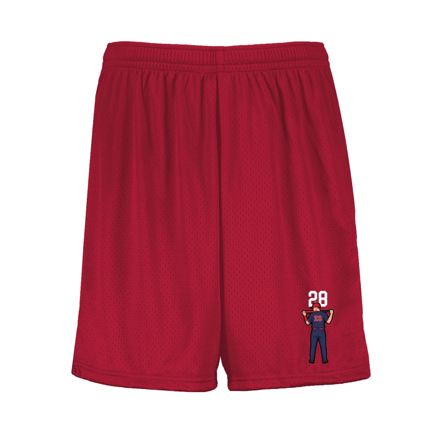 Shorts — Number Top in Red