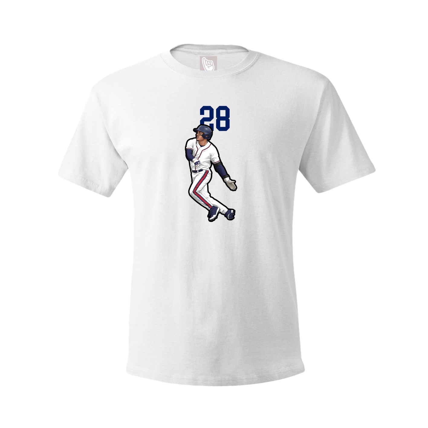 Tee — Number Top in White