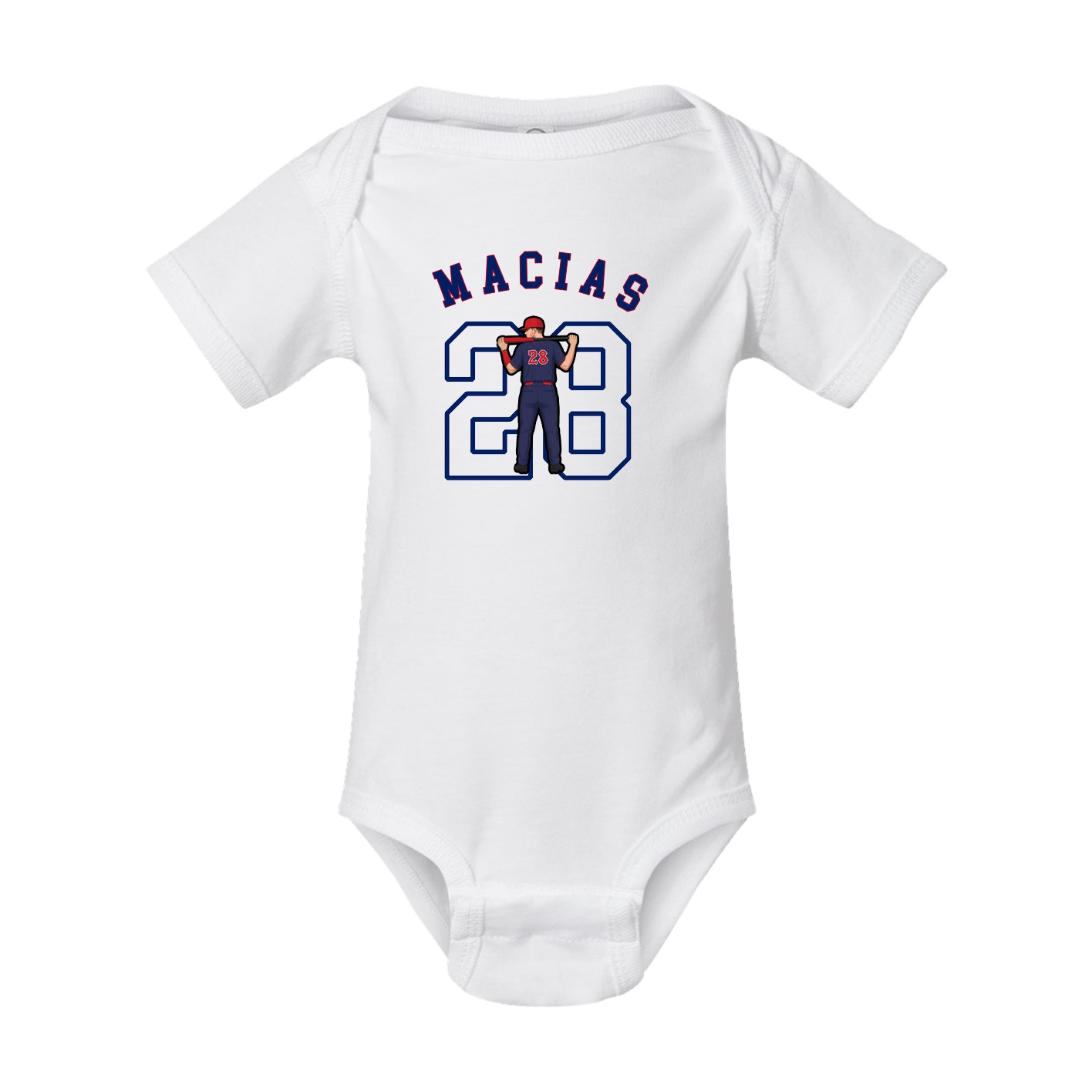 Baby Onesie — Shirsey Arch in White