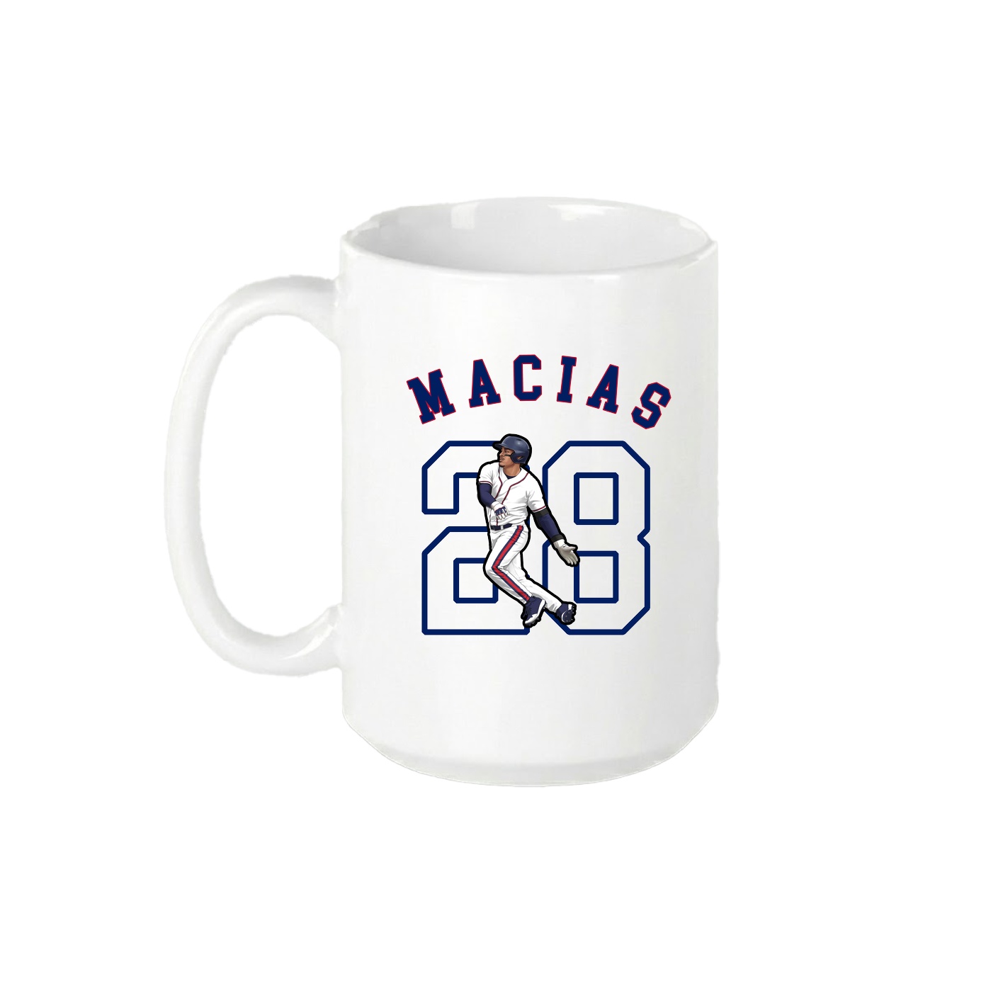 15oz Coffee Mug — Shirsey Arch in White