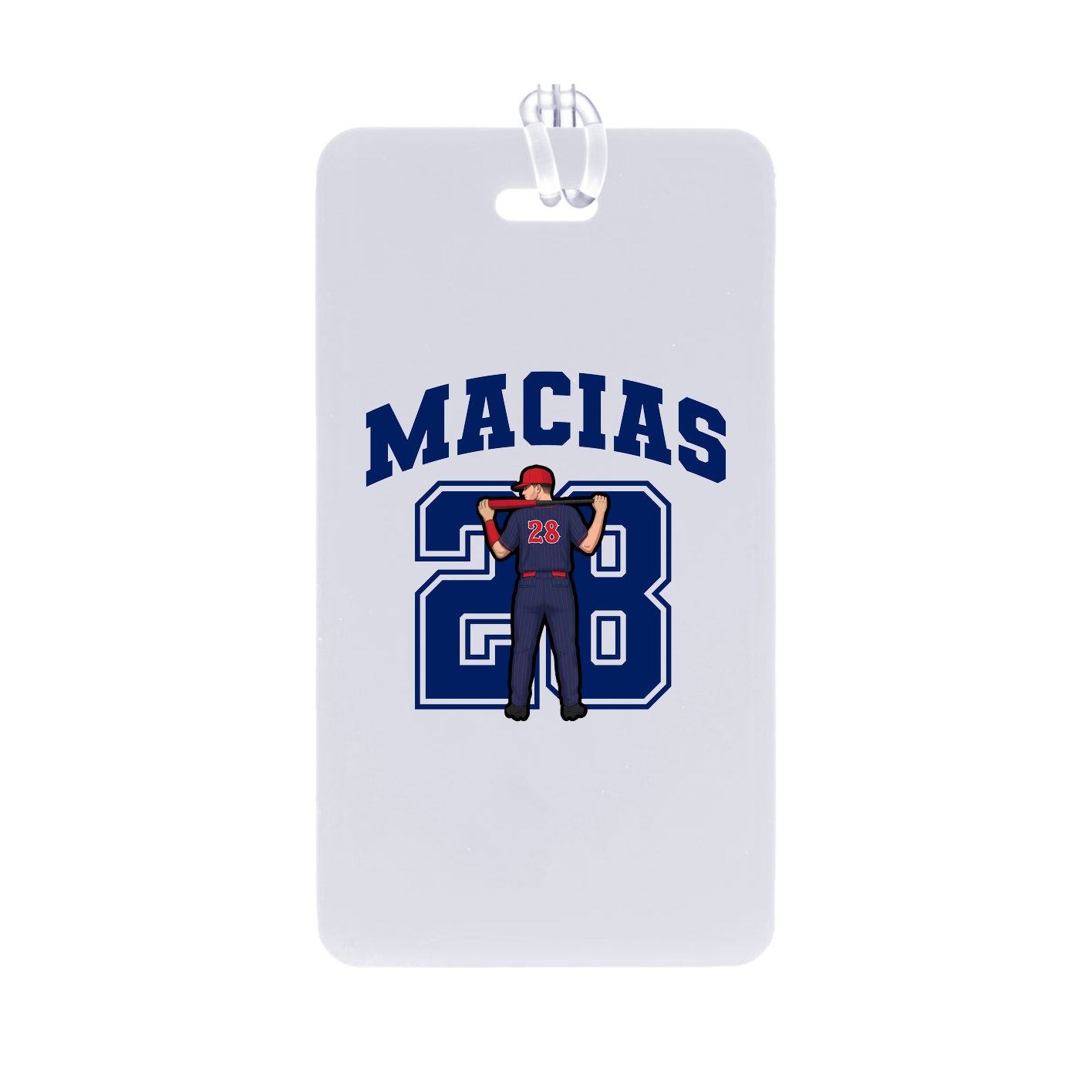 Bag Tag — Number in Classic