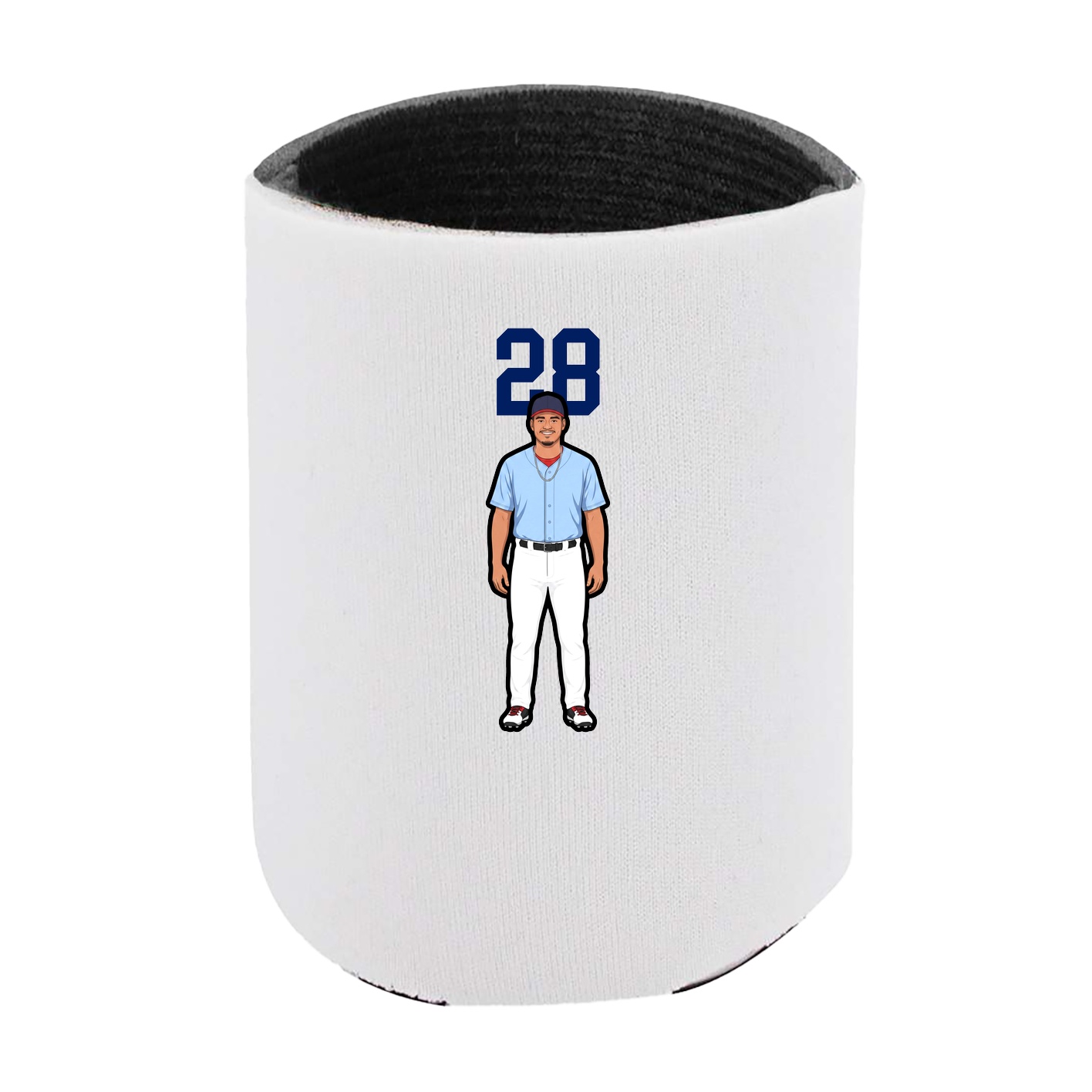 Can Holder — Number Top in White