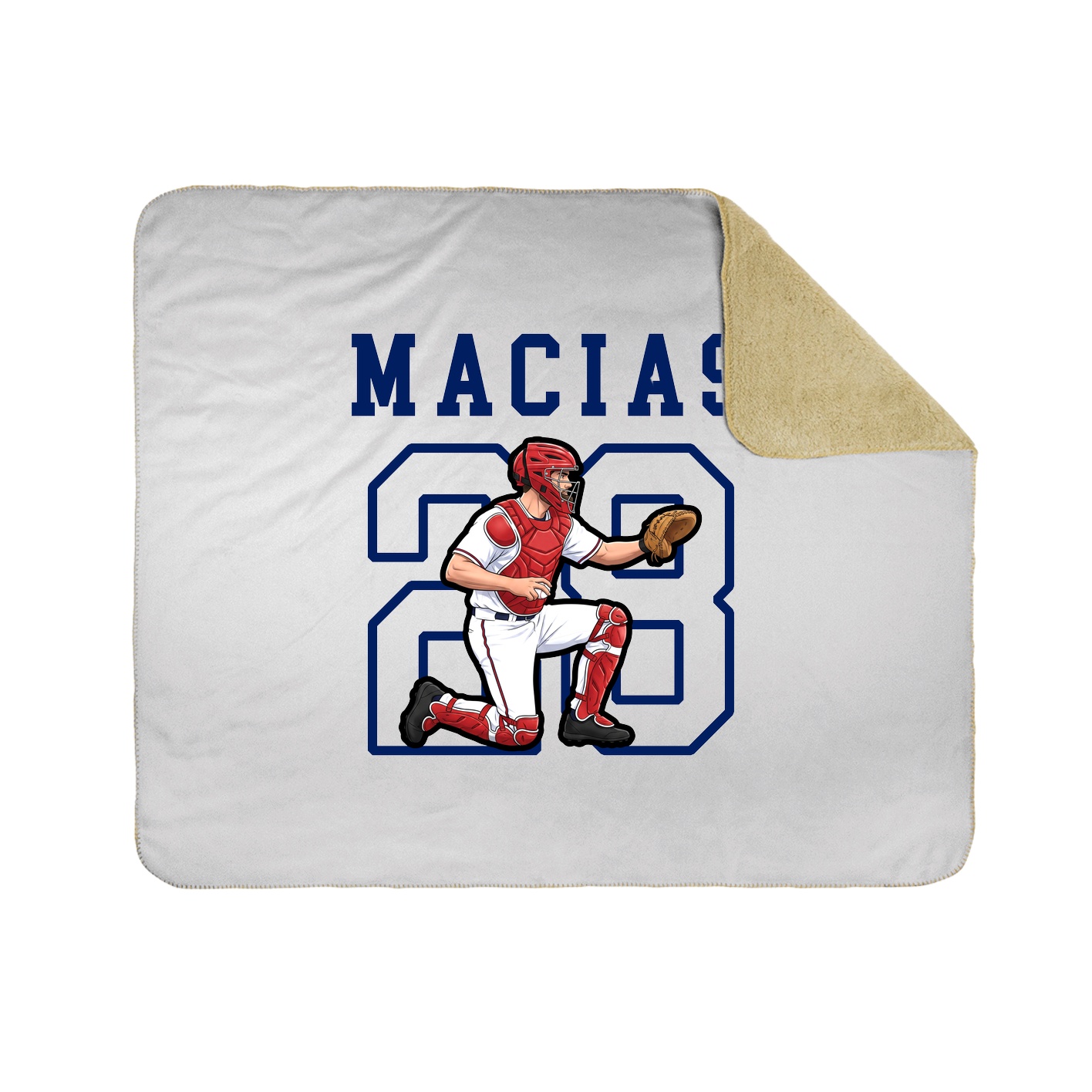 Throw Blanket — Shirsey in White