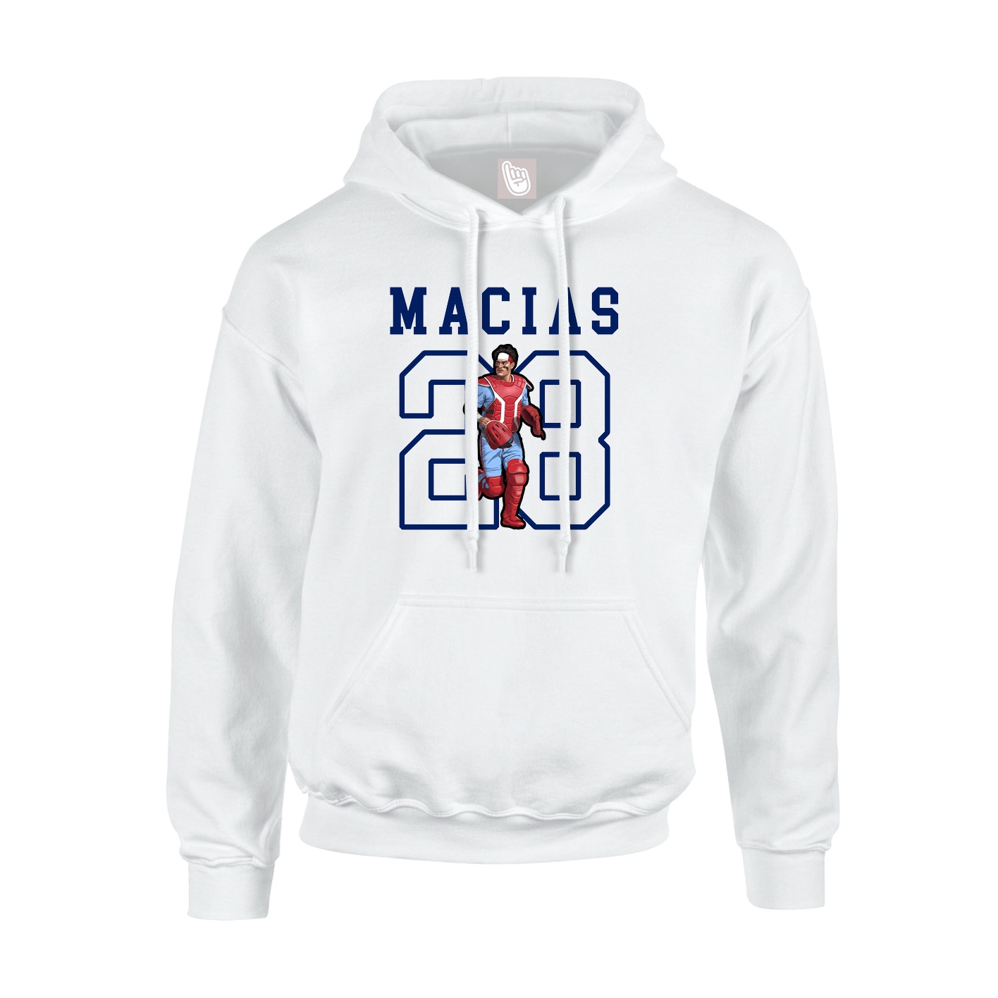 Hoodie — Shirsey in White