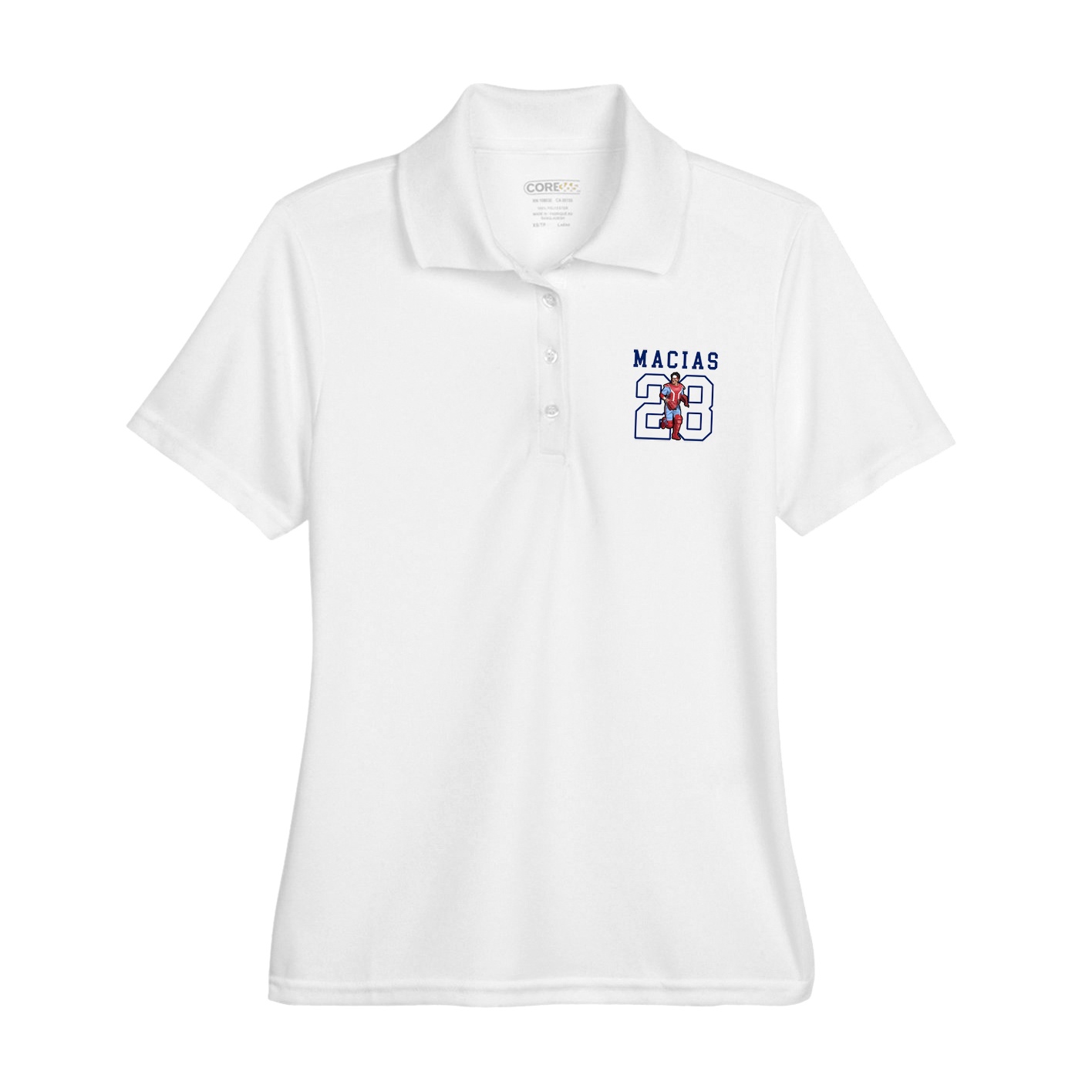 Womens Performance Polo — Shirsey in White