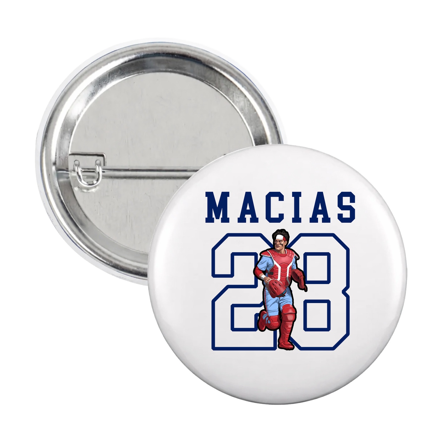 Game Day Button — Shirsey in White