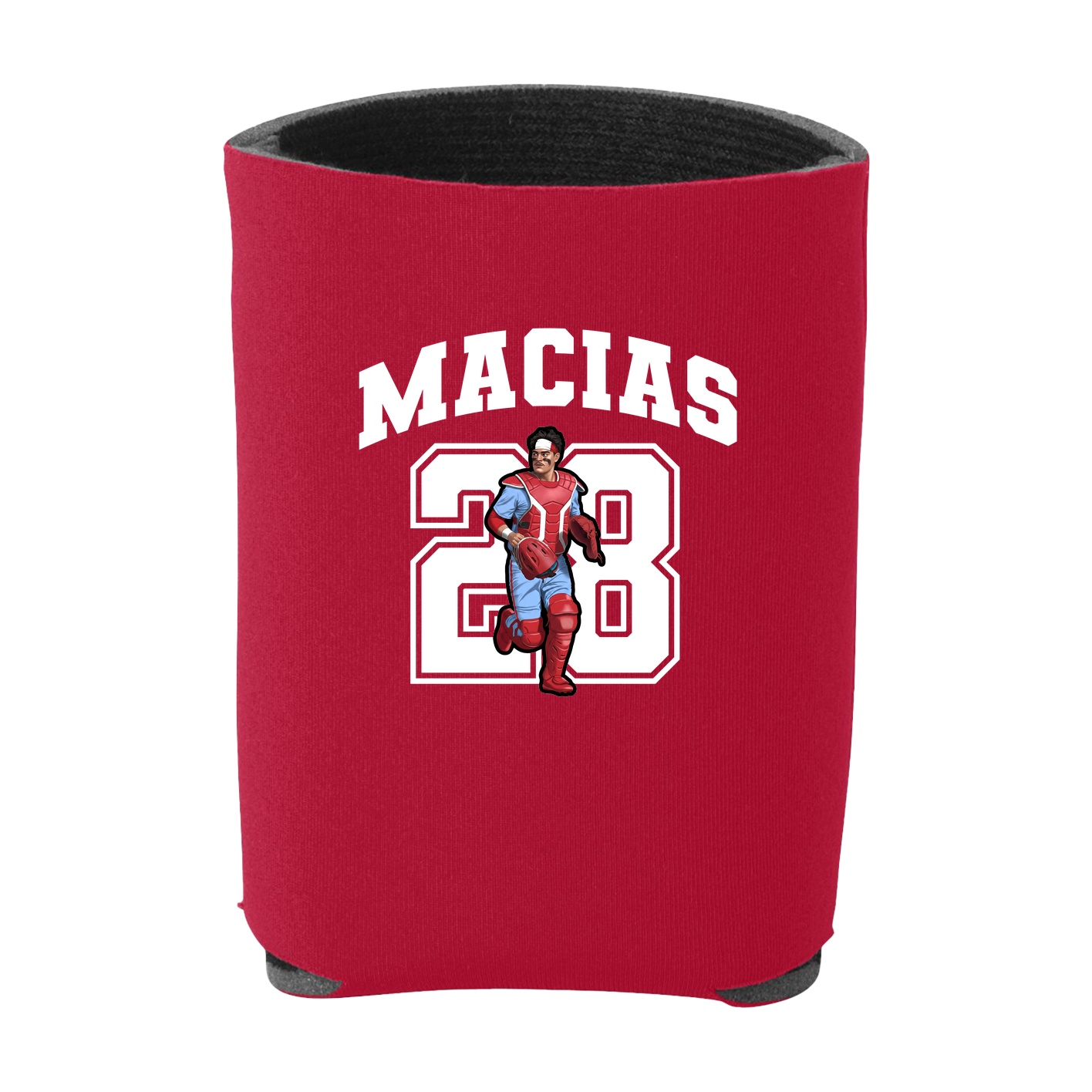 Can Holder — Number in Red