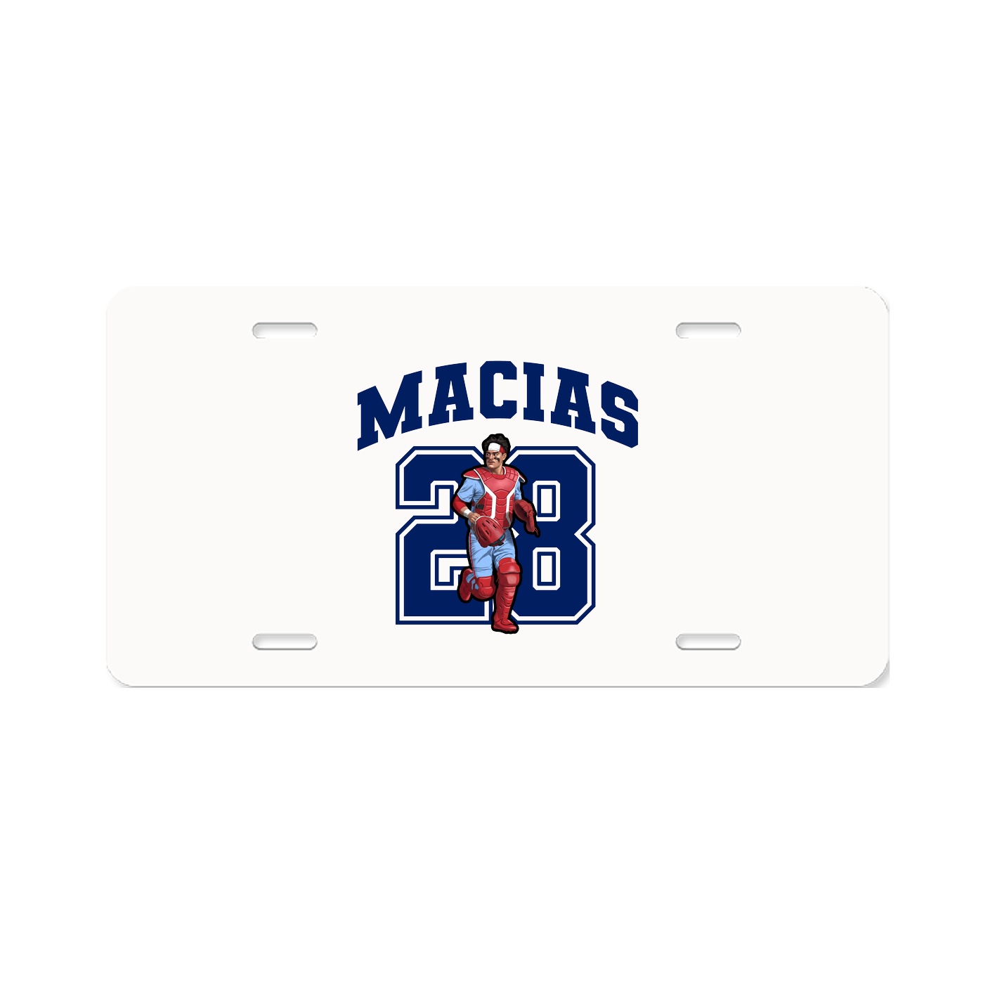 License Plate — Number in Classic