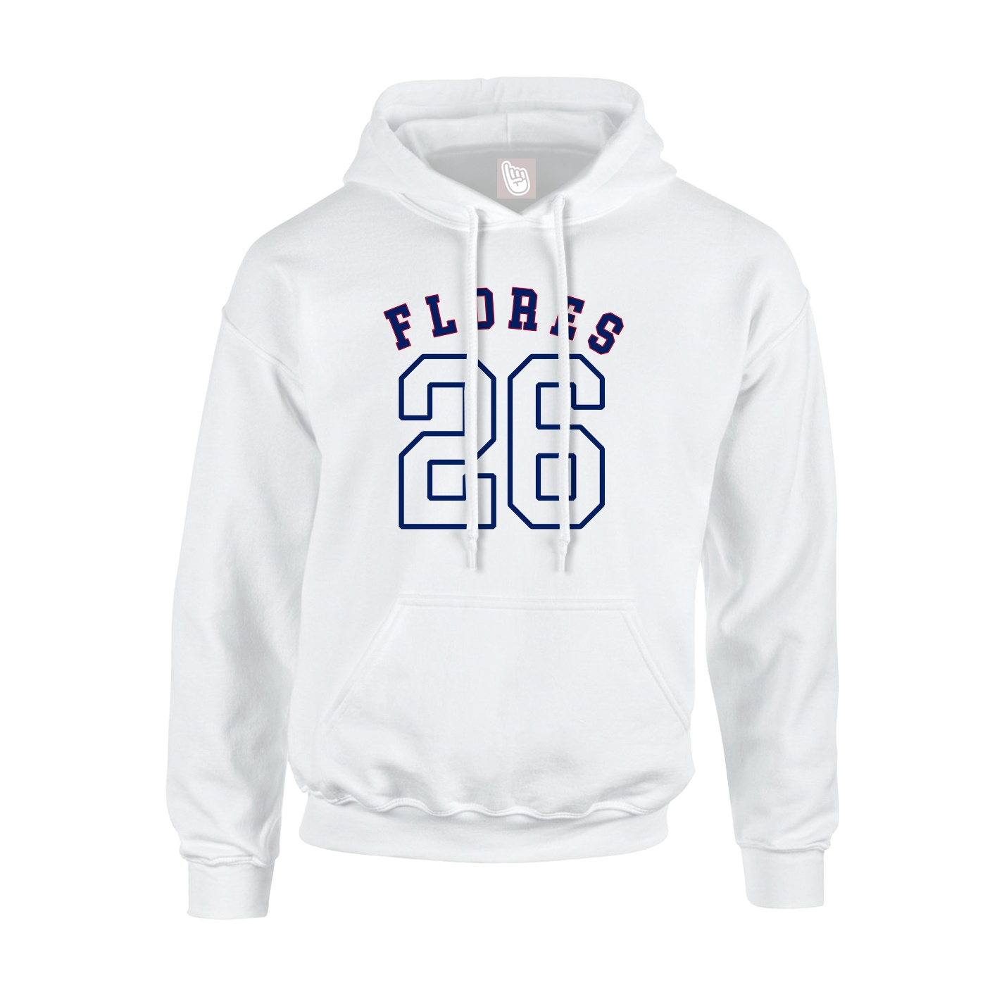 Hoodie — Shirsey Arch in White