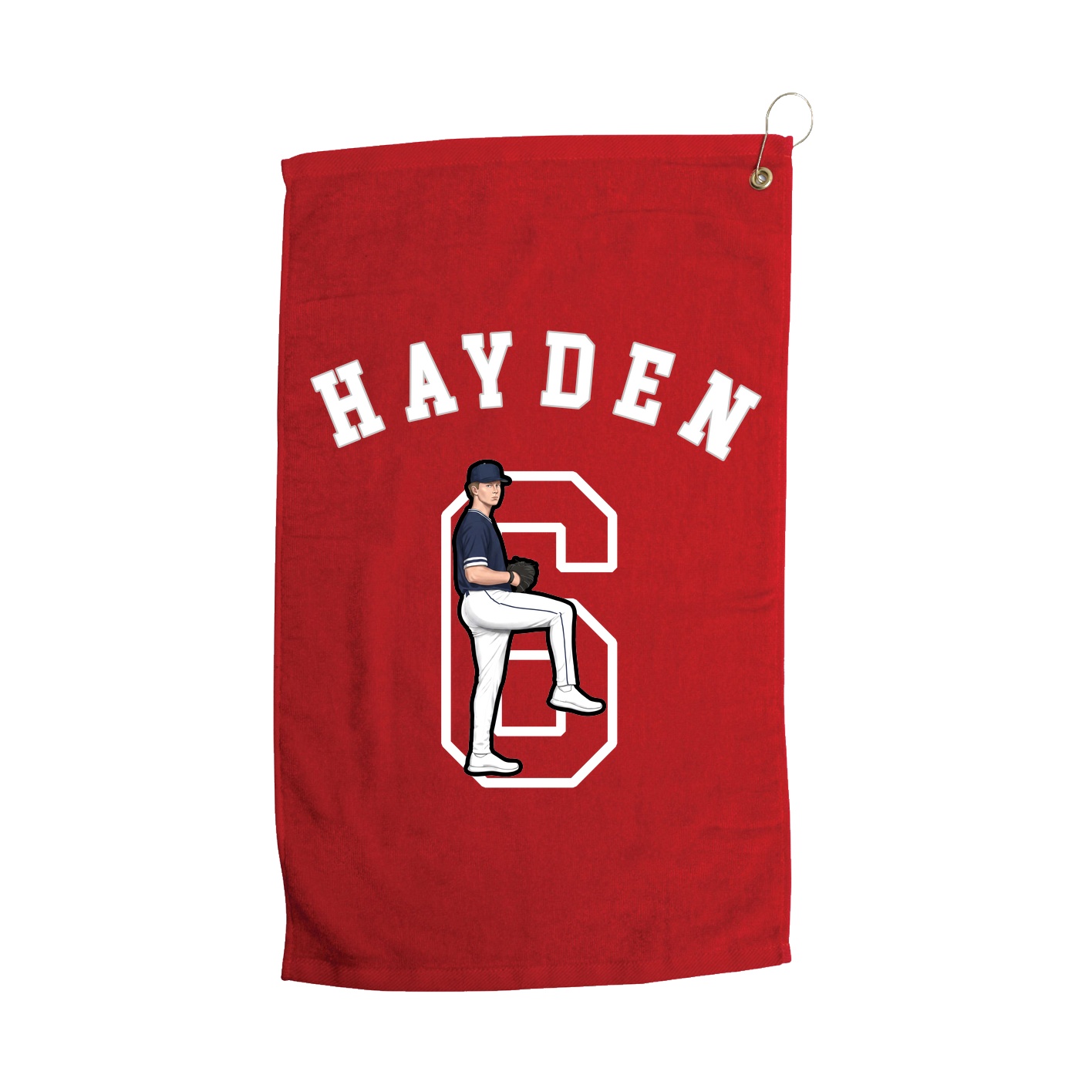 Golf Towel — Shirsey Arch in Red