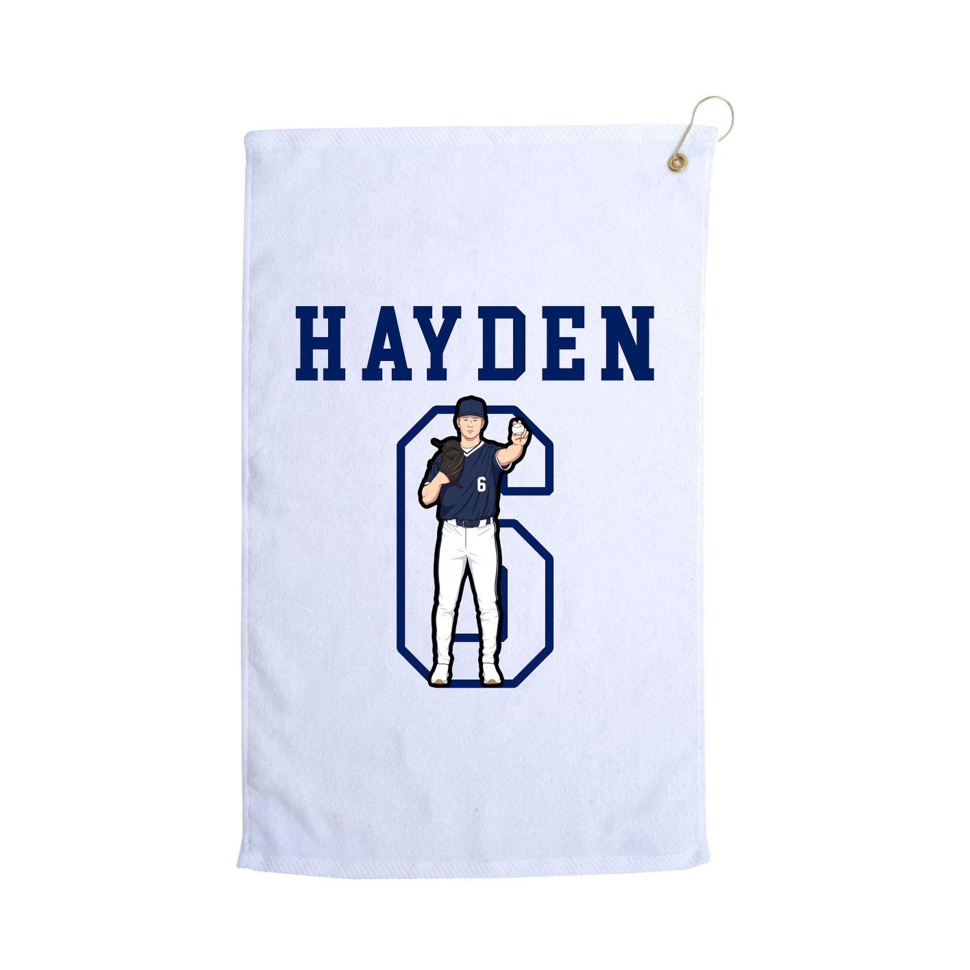 Golf Towel — Shirsey in White