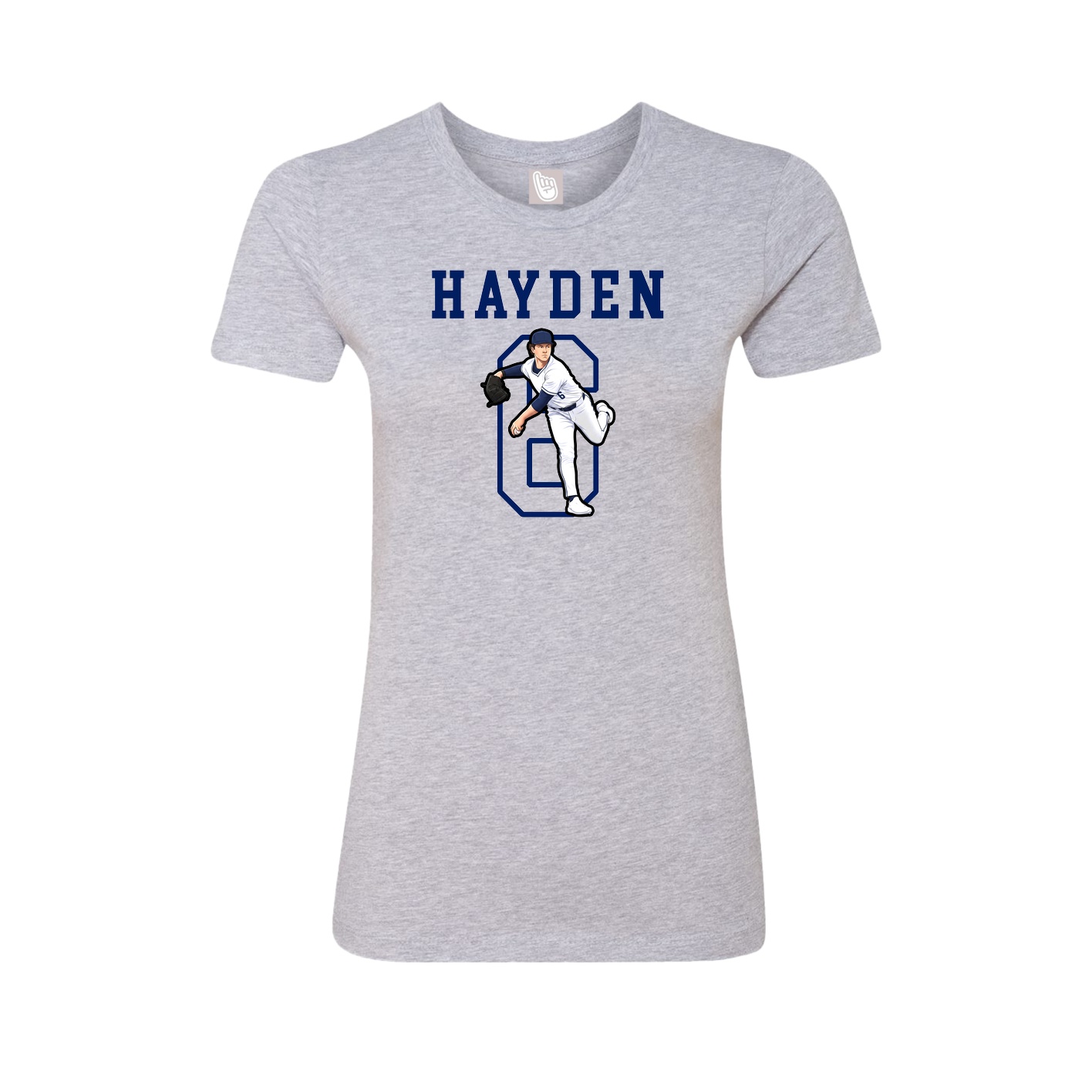 Fitted Women's Tee — Shirsey in Grey