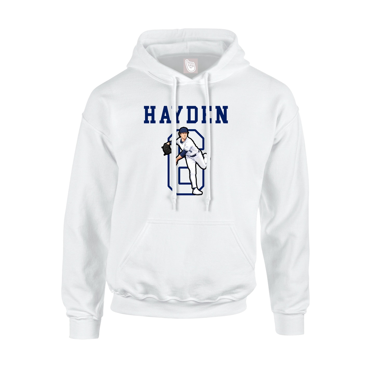 Youth Hoodie — Shirsey in White