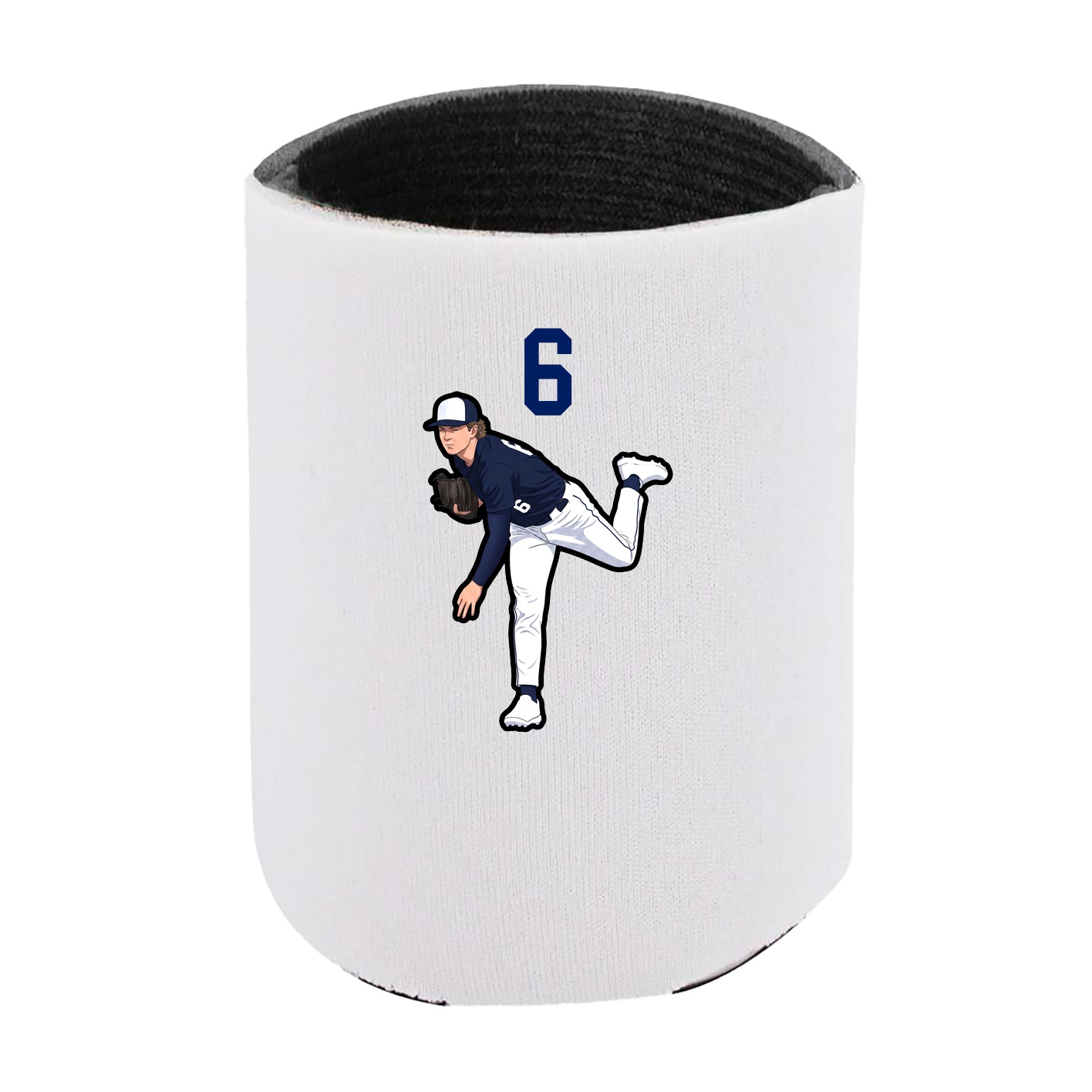 Can Holder — Number Top in White