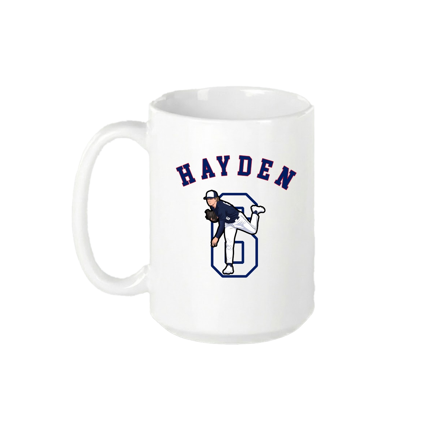 15oz Coffee Mug — Shirsey Arch in White