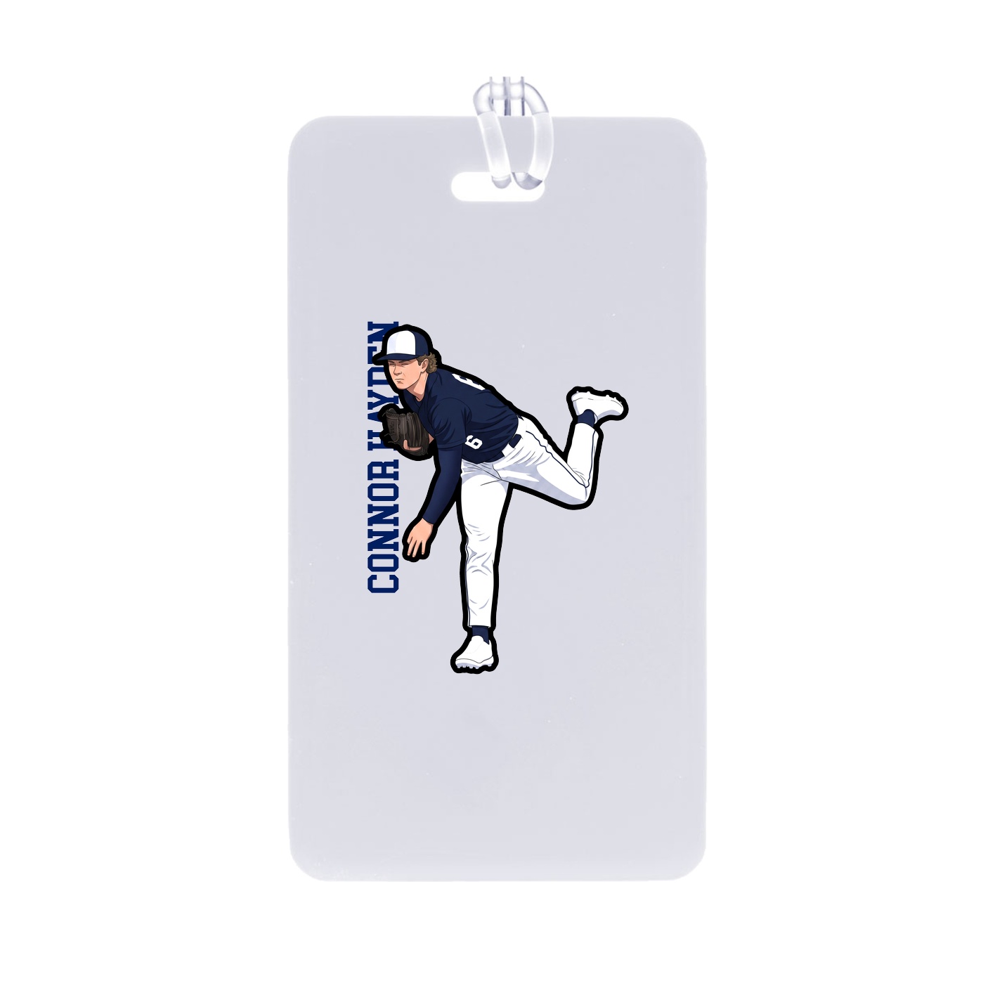 Bag Tag — Name Vertical in Classic