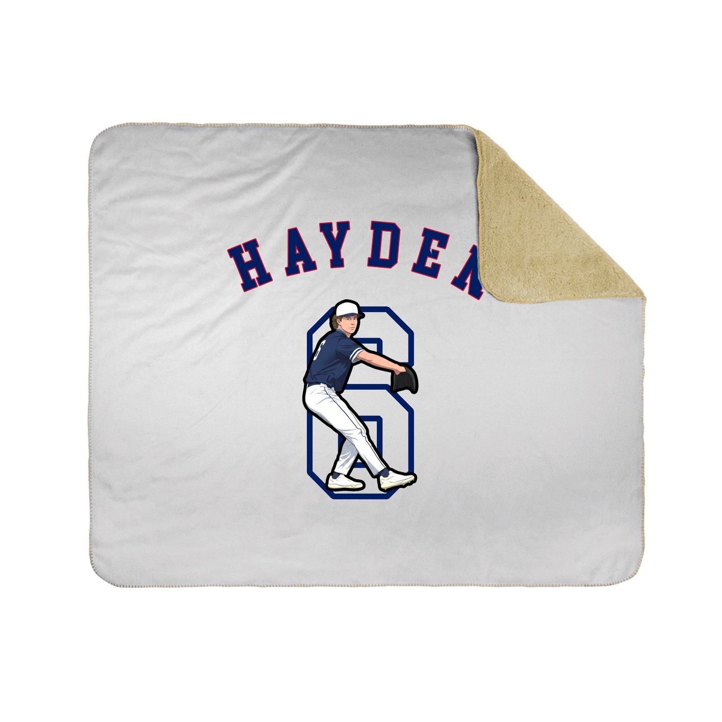 Throw Blanket — Shirsey Arch in White