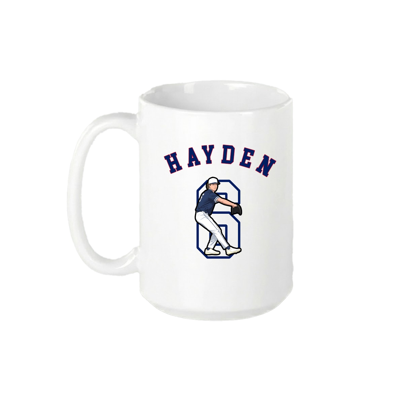 15oz Coffee Mug — Shirsey Arch in White