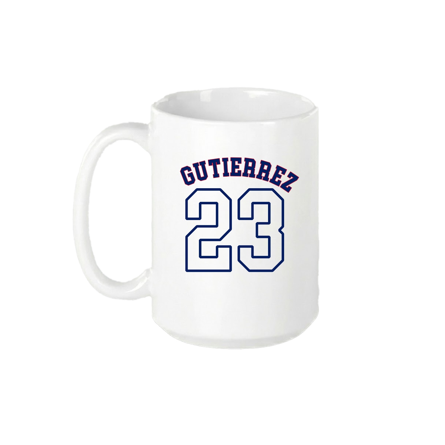 15oz Coffee Mug — Shirsey Arch in White