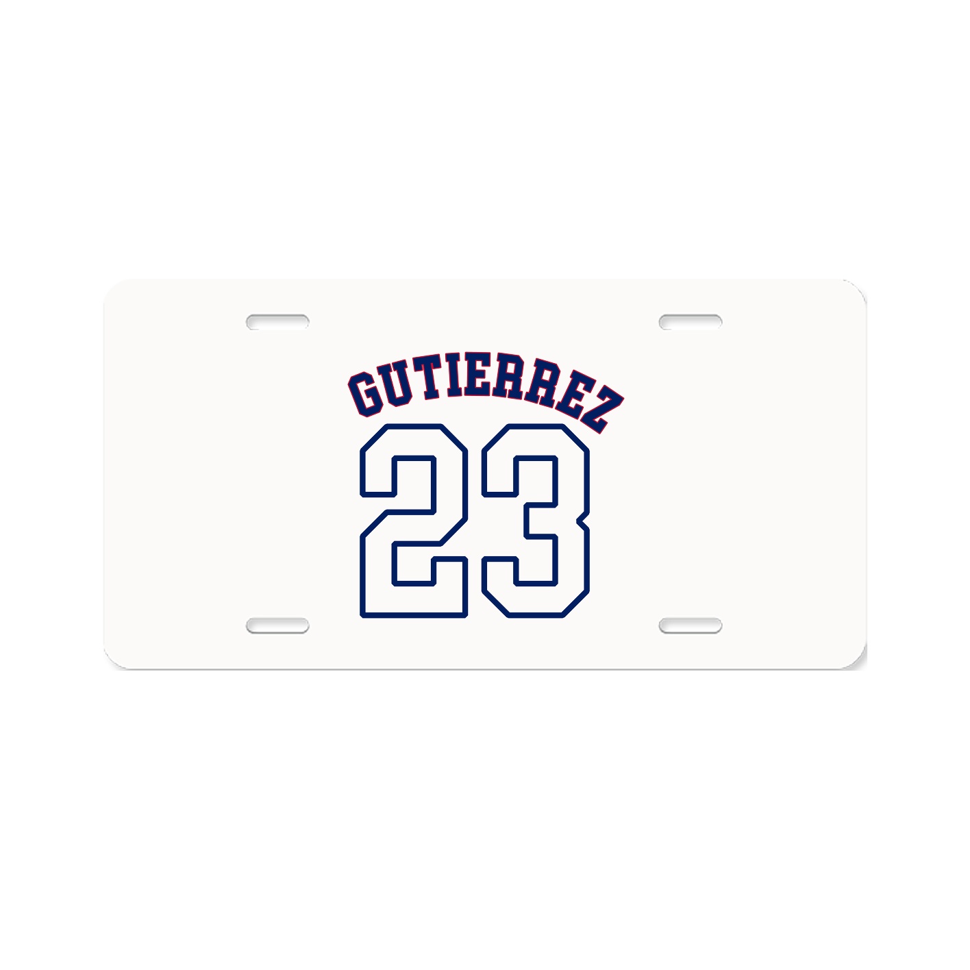 License Plate — Shirsey Arch in Classic