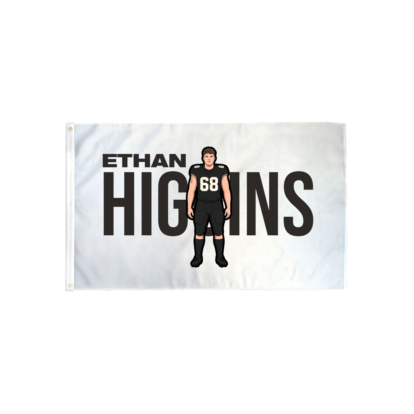 3x5 Flag — Player Name in Classic