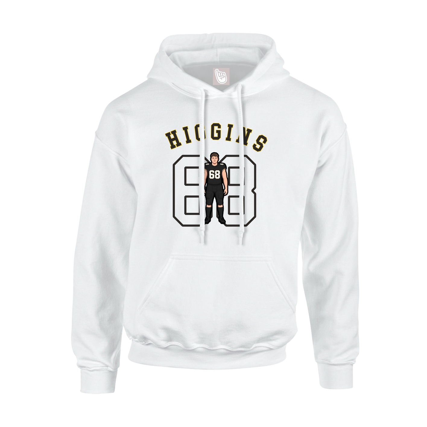 Hoodie — Shirsey Arch in White