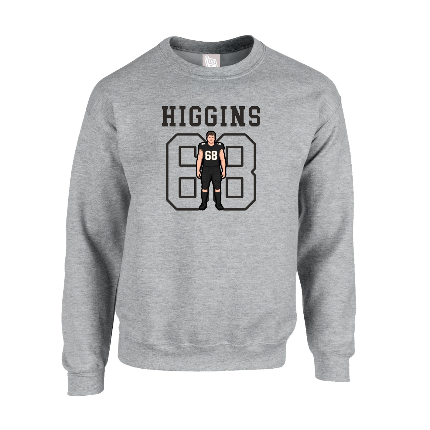 Fleece Crew — Shirsey in Grey