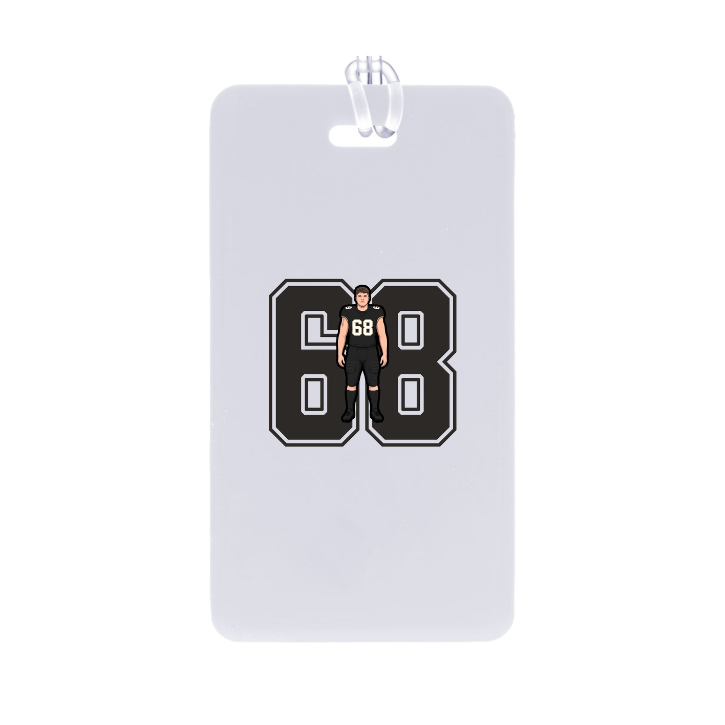 Bag Tag — Number in Classic