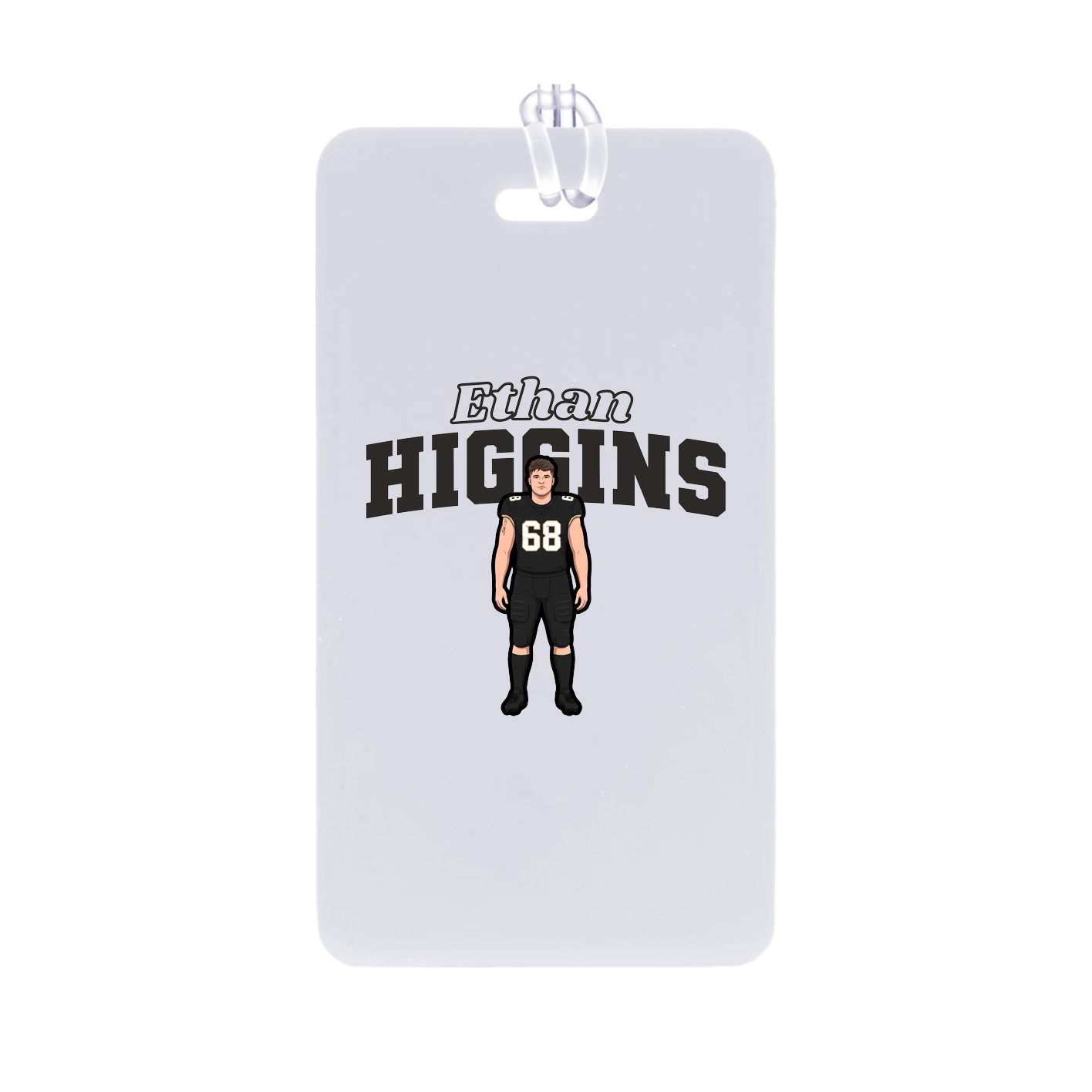 Bag Tag — Name Arch in Classic