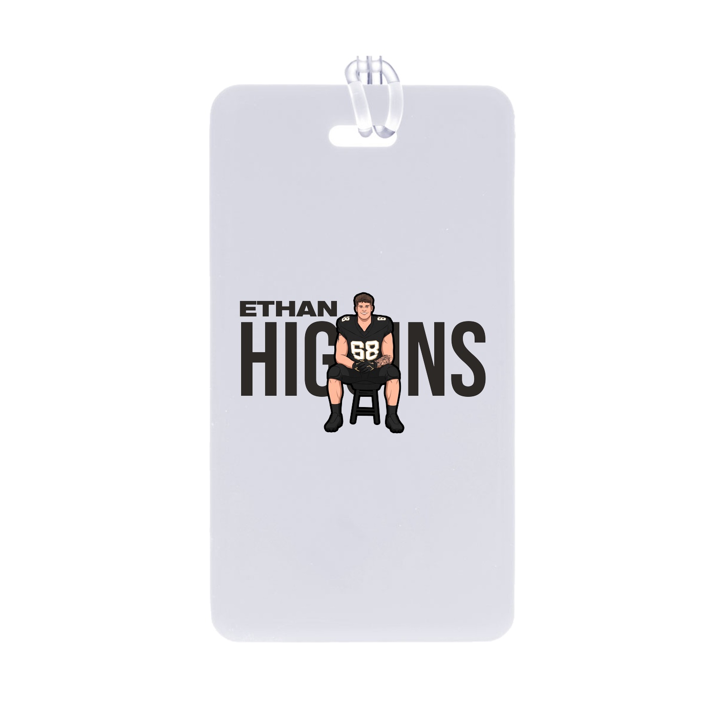 Bag Tag — Player Name in Classic